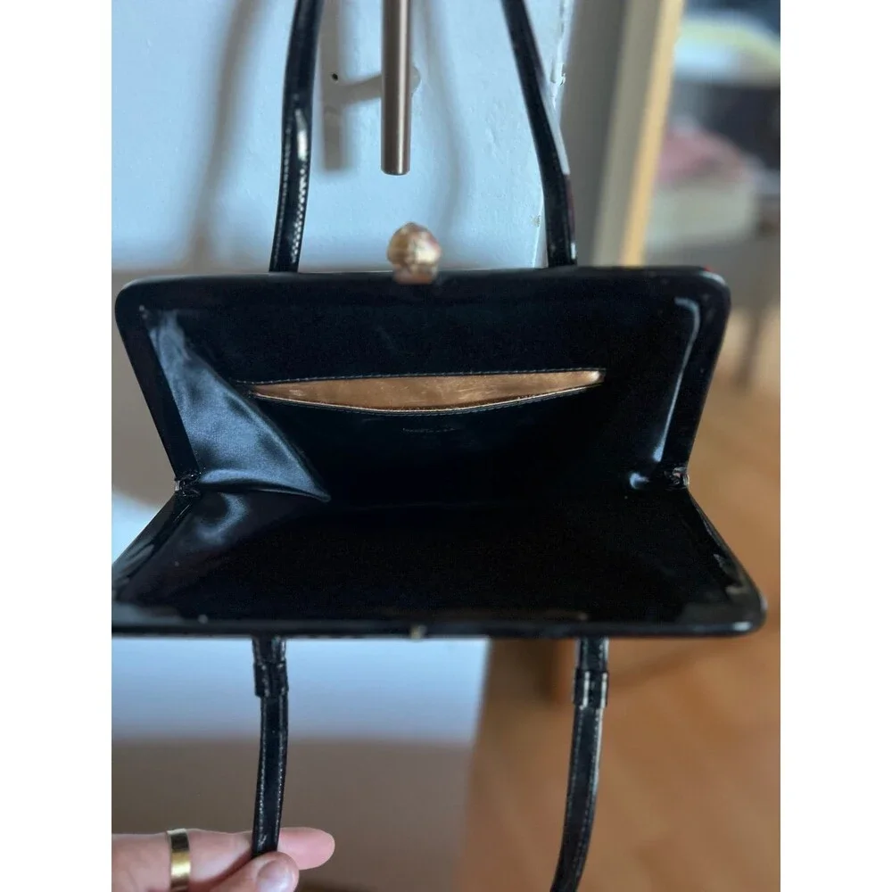 Black hang purse